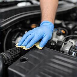 Servicio de limpieza de motor de coches